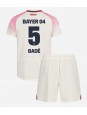 Bayer Leverkusen Loic Bade #5 Vieraspaita Lasten 2025-26 Lyhythihainen (+ shortsit)